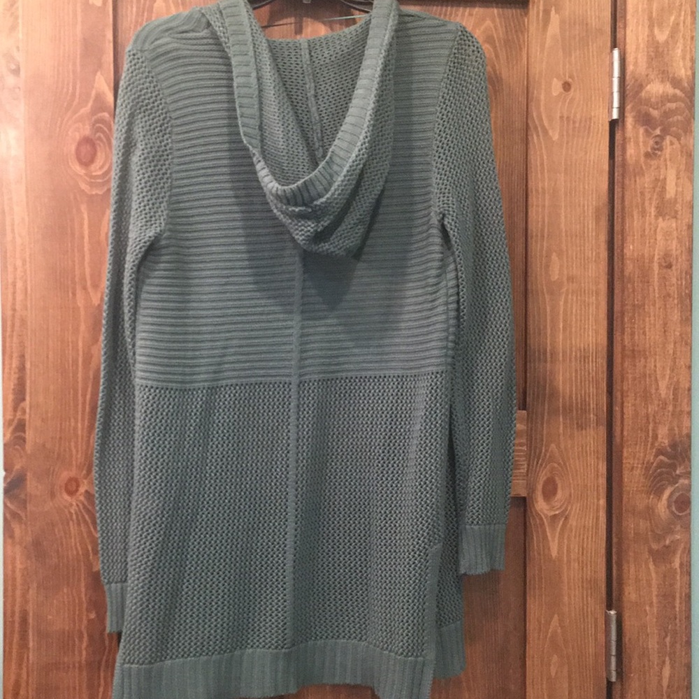 Knit hooded cardigan - Picture 2 of 4